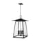 Z-Lite Rainer 6 Light Outdoor Chain Mount Ceiling Fixture, 17.5in. W x 28in. H, Black 5015CHXXL-BK - alternate 1